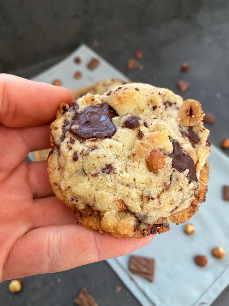 Cookies Au Chocolat Noir Et à La Noisette - Yann Pâtisse